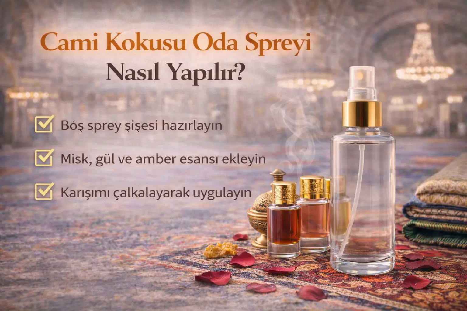 Cami Kokusu Oda Spreyi Nasıl Yapılır?