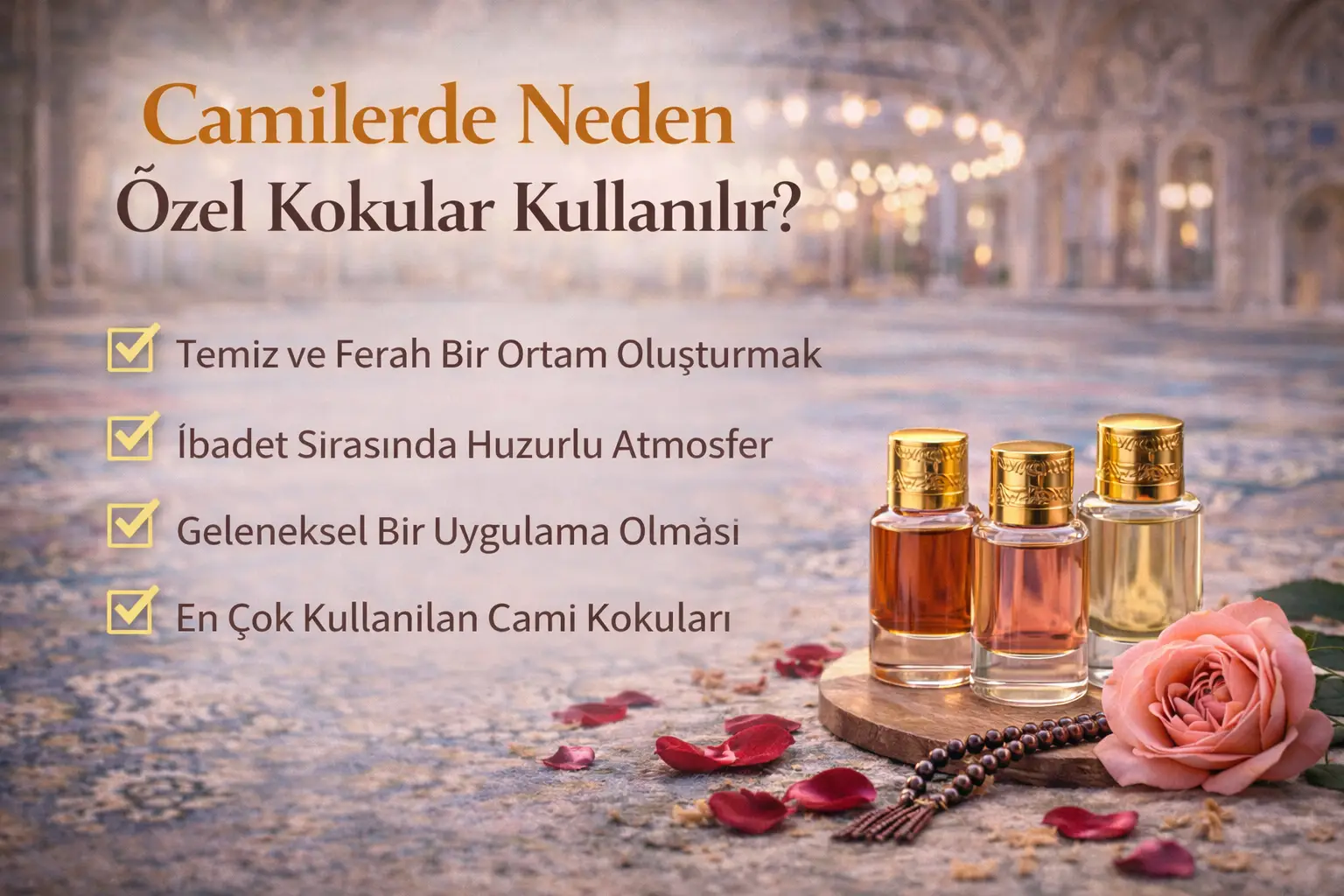 Camilerde Neden Özel Kokular Kullanılır?