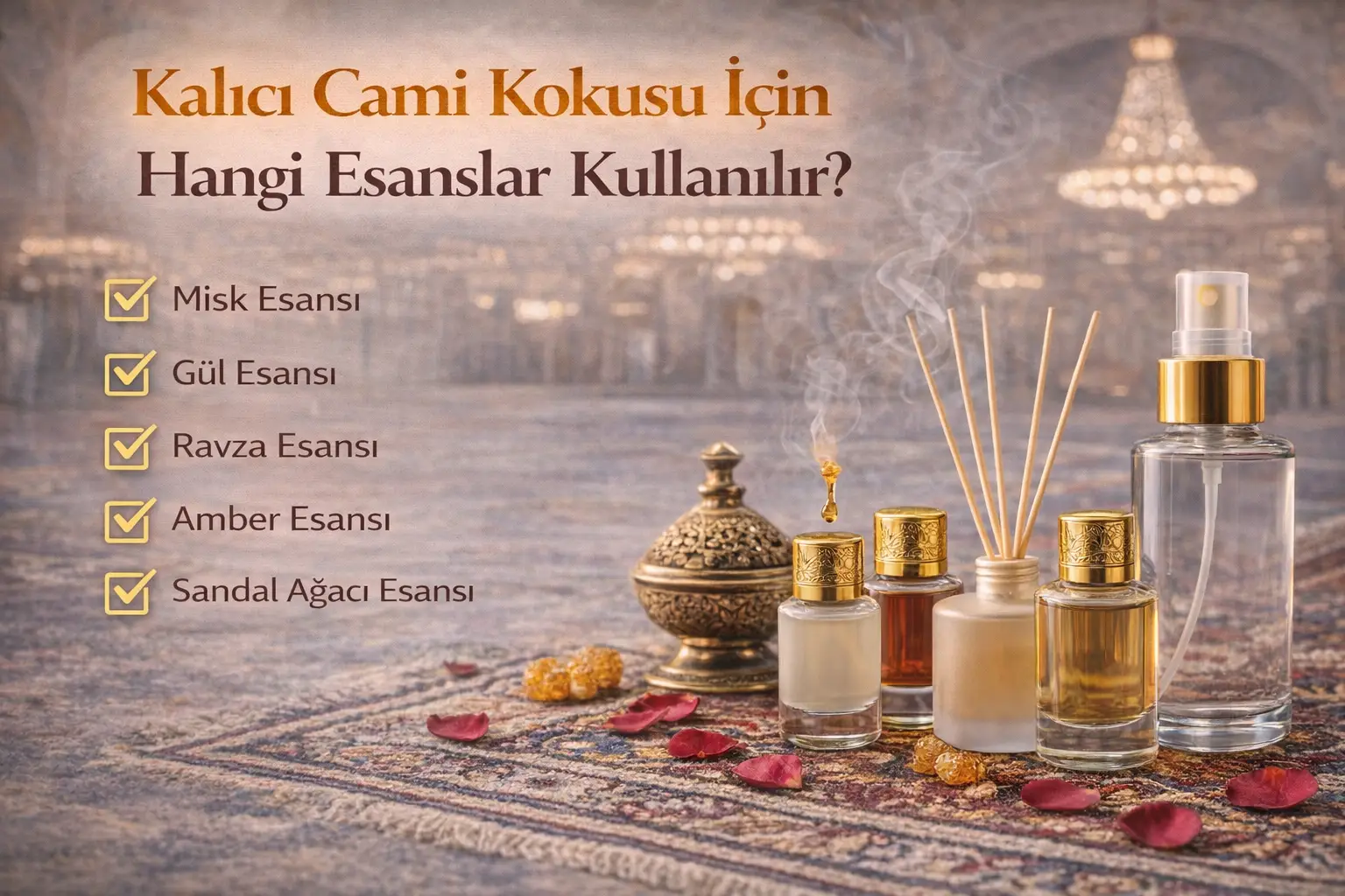 Kalıcı Cami Kokusu İçin Hangi Esanslar Kullanılır?